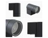 Уличный настенный светильник Apeyron Graphite 11-118