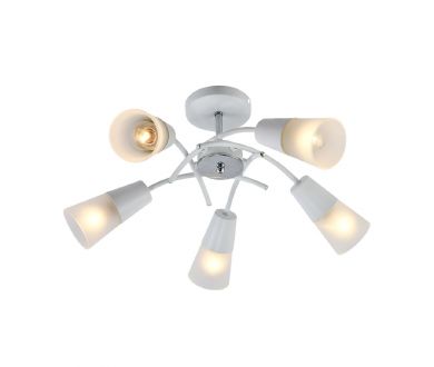 Люстра на штанге Escada Calla 1109/5P White