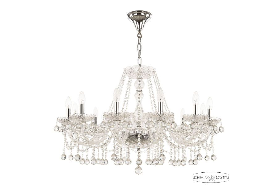 Подвесная люстра Bohemia Ivele Crystal 108/12/300 Ni