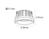 Встраиваемый светильник Italline IT06-6038 white 4000K