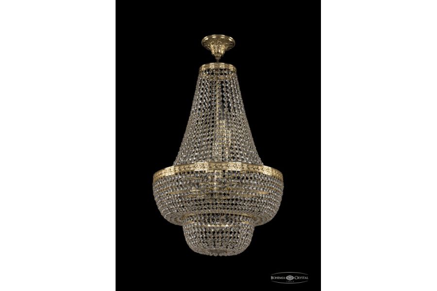 Люстра на штанге Bohemia Ivele Crystal 19091/H2/45IV G