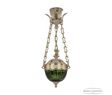 Подвесной светильник Bohemia Ivele Crystal 71000P/20AZ GW Clear-Green/H-1K Y8 FA1S