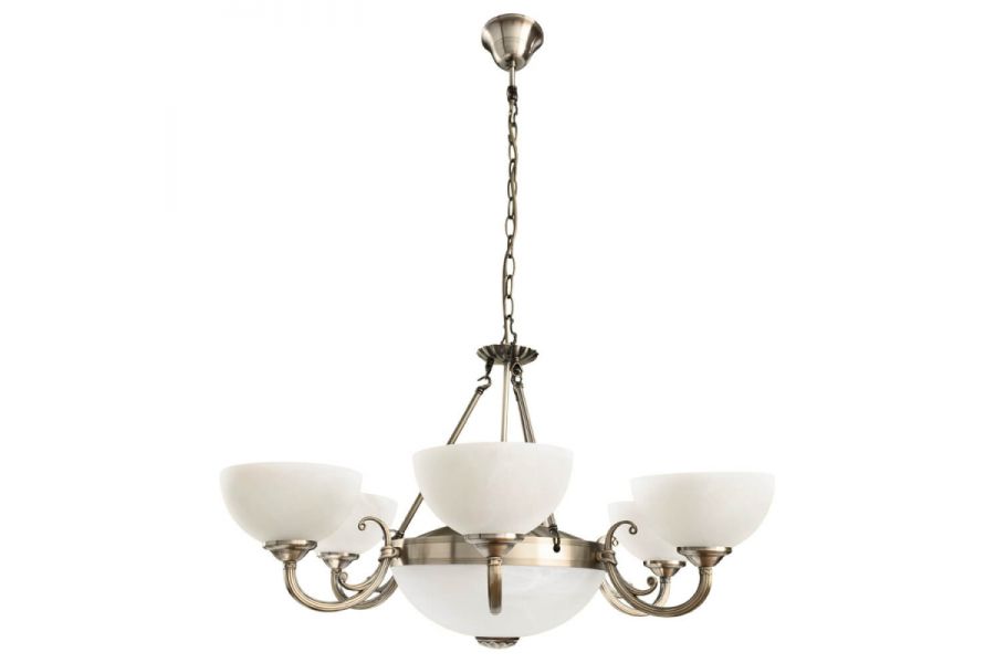 Подвесная люстра Arte Lamp Windsor White A3777LM-6-2AB