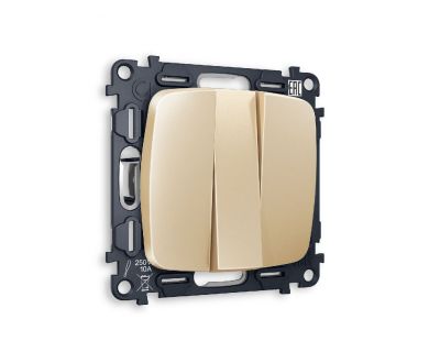 Комплект механизма 3-кл выключателя Ambrella Volt Omega MO605010