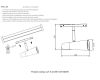 Трековый светодиодный светильник для магнитного шинопровода Crystal Lux Space CLT 0.33 006 12W BL-CH 4000K