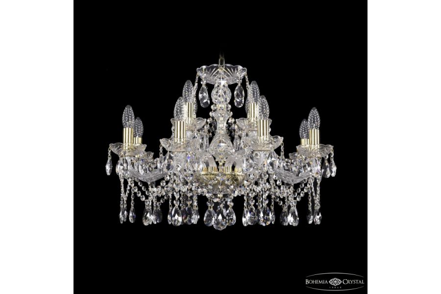 Подвесная люстра Bohemia Ivele Crystal 1413/8+4/220 G