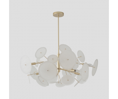 Люстра на штанге Crystal Lux DANDELION SP10 GOLD