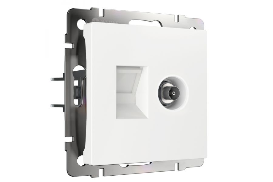 Розетка ТВ+Ethernet Werkel 4690389174414 W1181301