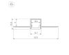 Профиль Arlight FANTOM-BENT-W12-TOP-2000 ANOD 040327