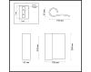 Настенный светильник Odeon Light Hightech Runo 7014/3WL