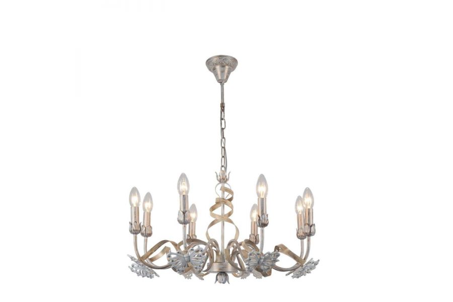 Подвесная люстра Arte Lamp Libellula A8626LM-8WG