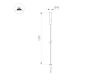 Ландшафтный светильник Arlight KT-CATALI-BOLL-H1375-0.5W Warm3000 (BK, 160 deg, 24V) 050684