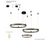 Подвесная люстра Crystal Lux FERNANDO SP158W LED BLACK/GOLD