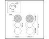 Бра Odeon Light Crystal 5007/4WL