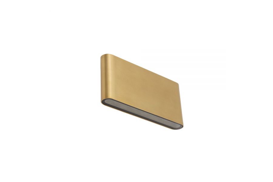 Уличный настенный светильник Nowodvorski Semi Led M Brass 11366