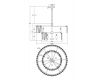 Подвесная люстра Maytoni Puntes MOD043PL-12CH