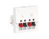 Аудиорозетка двойная Schneider Electric Unica New Modular NU348618
