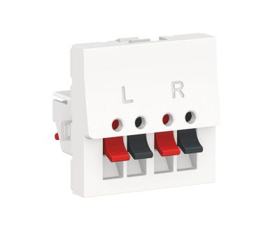 Аудиорозетка двойная Schneider Electric Unica New Modular NU348618
