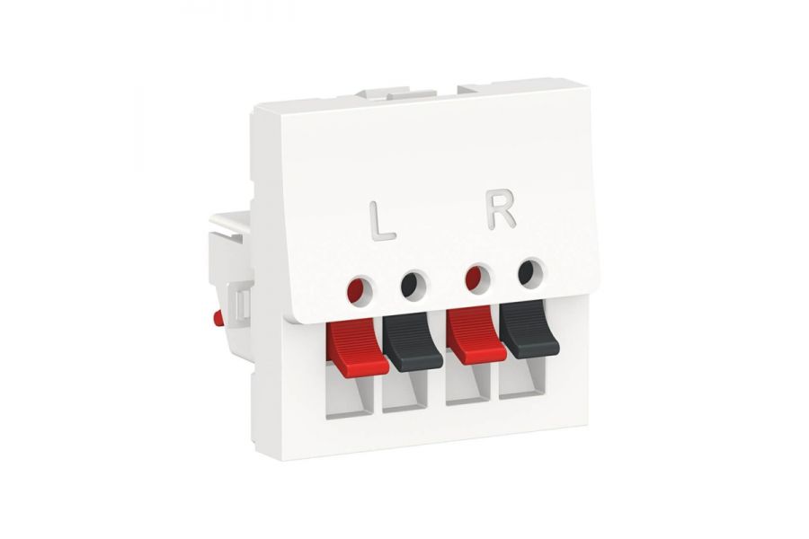 Аудиорозетка двойная Schneider Electric Unica New Modular NU348618
