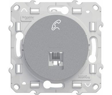 Розетка телефонная RJ12 Schneider Electric Odace S53R497
