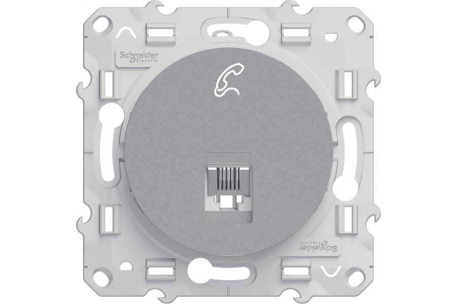 Розетка телефонная RJ12 Schneider Electric Odace S53R497