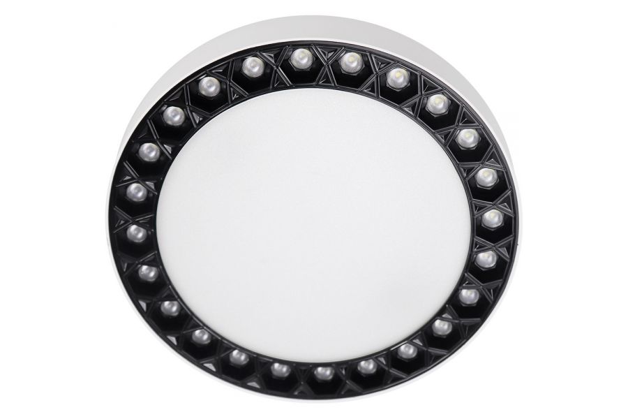 Точечный светильник iLedex Mercury 5552-24W-D165-3/4K-WH+BK