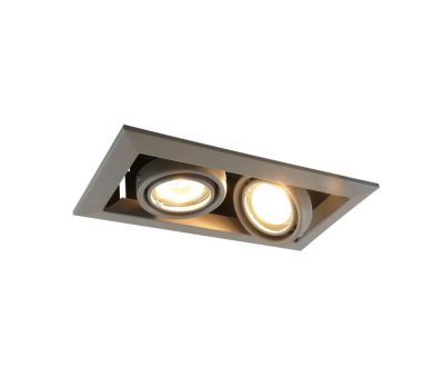 Купить Встраиваемый светильник Arte Lamp Cardani Piccolo A5941PL-2GY Встраиваемый светильник Arte Lamp Cardani Piccolo A5941PL-2GY