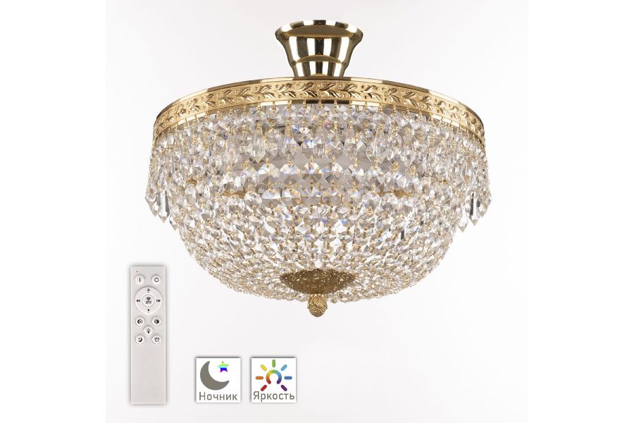 Потолочный светильник Bohemia Ivele Crystal 19011/35IV/LED-DIM G