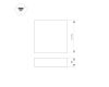Потолочный светильник Arlight IM-QUADRO-EMERGENCY-3H-S175x175-19W Day4000 (BK, 120 deg, 230V) 040927