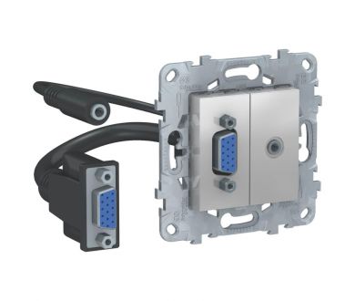 Розетка компьютерная VGA Schneider Electric Unica New NU593230