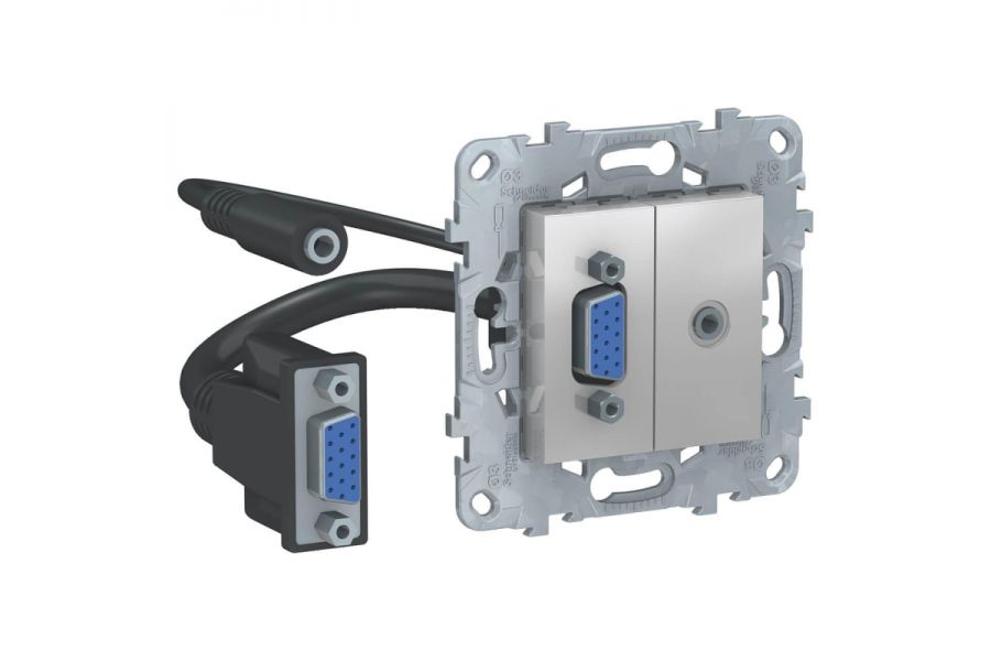 Розетка компьютерная VGA Schneider Electric Unica New NU593230