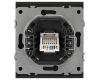 Розетка Эра Arktik 16-3107-05 информационная RJ45 антрацит Б0070478