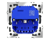 Розетка с USB, А+А Voltum S70 VLS040408 (черный матовый