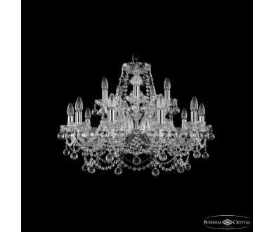 Купить Подвесная люстра Bohemia Ivele Crystal 1411/10+5/240 Ni Balls Подвесная люстра Bohemia Ivele Crystal 1411/10+5/240 Ni Balls