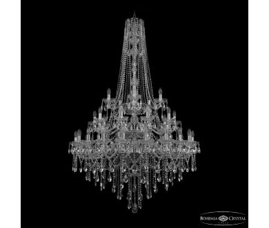 Подвесная люстра Bohemia Ivele Crystal 1415/20+10+5/400/h-182/3d Ni