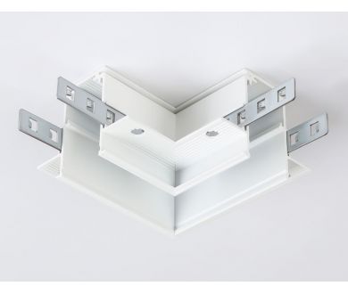 Коннектор угловой для встраиваемого шинопровода под ГКЛ 9,5мм Ambrella Light Magnetic Standard GL3352-9.5