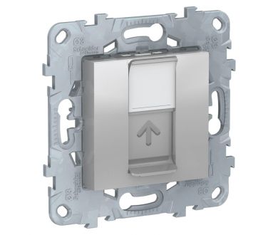 Розетка компьютерная RJ45 Schneider Electric Unica New Cat. 5e UTP NU541130