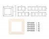 Рамка двухместная Ambrella Volt Line AF110332