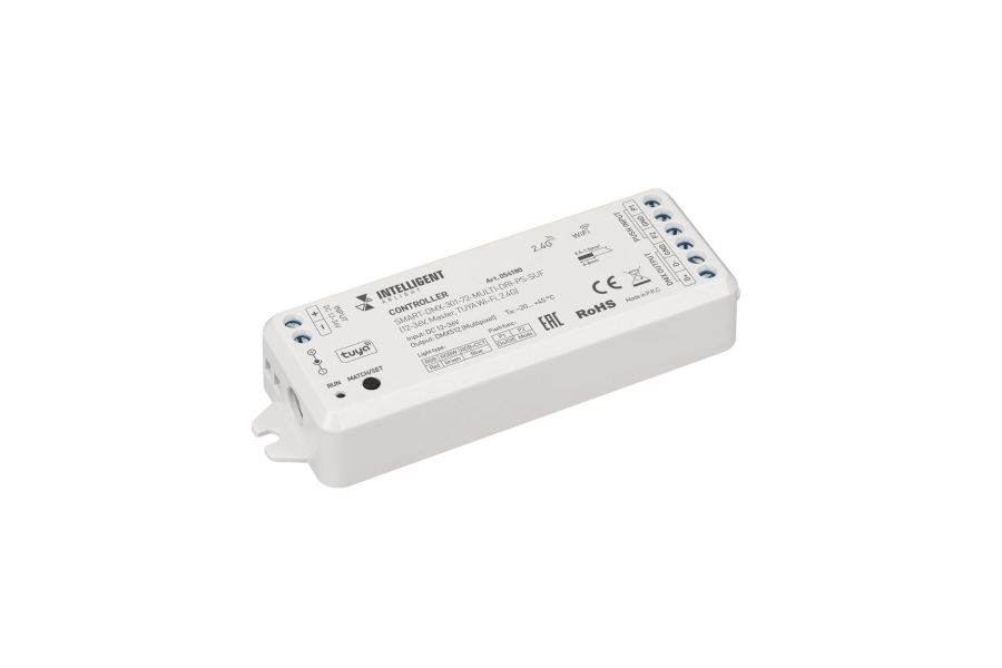 Контроллер Arlight SMART-DMX-301-72-MULTI-DRI-PS-SUF (12-36V, Master, TUYA Wi-Fi, 2.4G) (IARL, IP20 Пластик) 054180