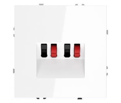 Розетка акустическая Voltum S70 VLS060301 (белый глянцевый)