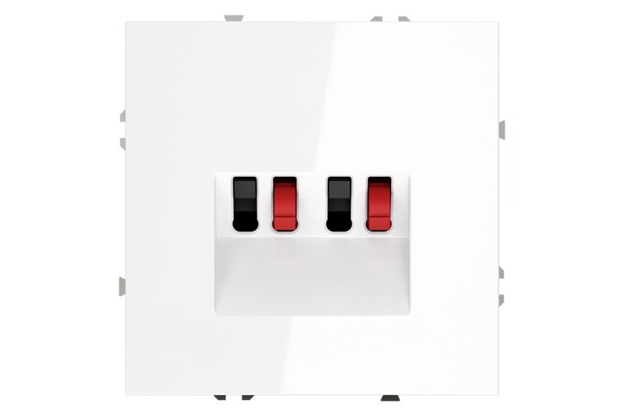Розетка акустическая Voltum S70 VLS060301 (белый глянцевый)