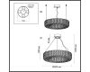 Подвесная люстра Odeon Light Panta 4927/52L