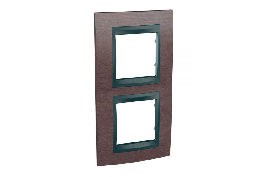 Рамка 2-постовая вертикальная Schneider Electric Unica Top MGU66.004V.2M4