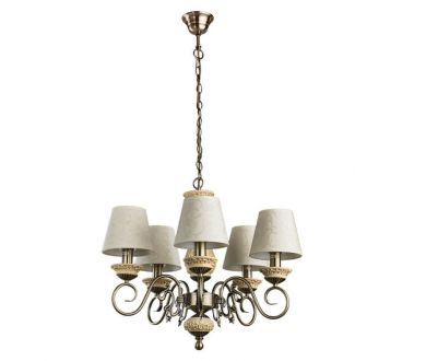 Подвесная люстра Arte Lamp Ivory A9070LM-5AB