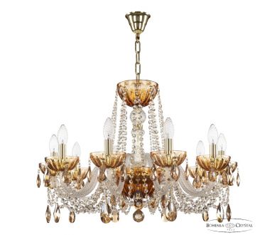 Купить Подвесная люстра Bohemia Ivele Crystal 5402/10/240 G Amber/M-1H K721 Подвесная люстра Bohemia Ivele Crystal 5402/10/240 G Amber/M-1H K721