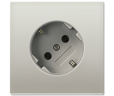 Купить Розетка штепсельная Schuko Jung ES2520-45 Розетка штепсельная Schuko Jung ES2520-45