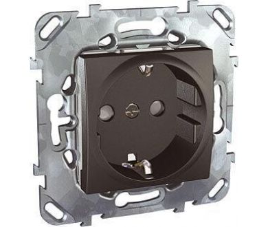 Розетка Schneider Electric Unica с/з со шторками 16A 250V MGU5.037.12ZD