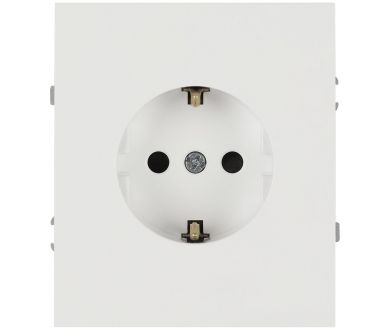 Розетка Эра Arktik 16-2101-08 с заземлением 2P+E Schuko 16А-250В белый матовый Б0070421