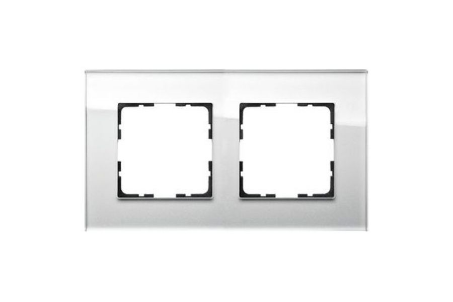 Рамка Jasmart G-Glass 2-постовая G1002GW