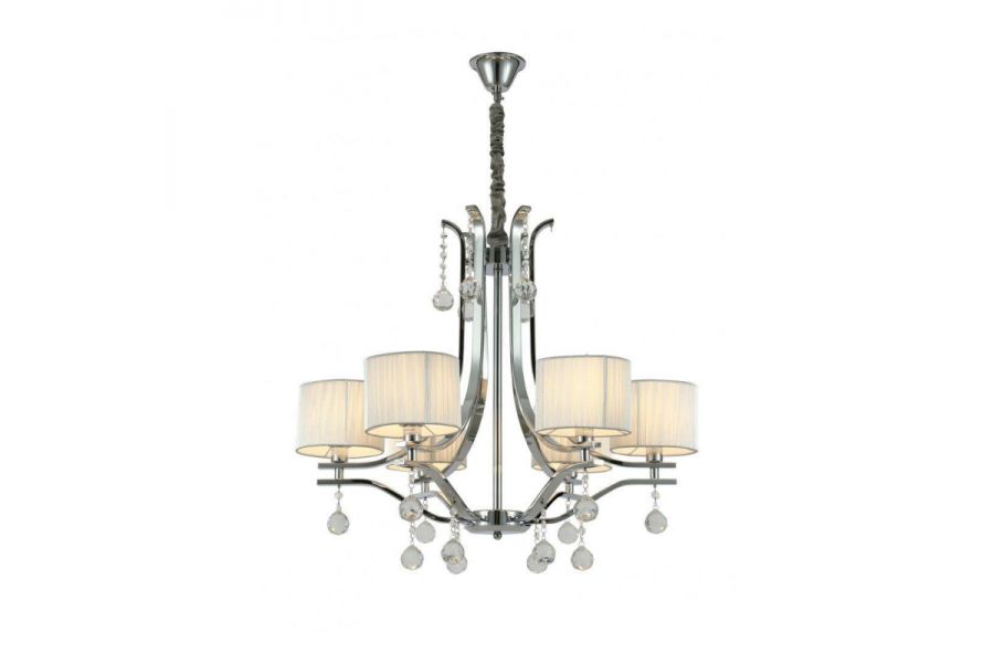 Подвесная люстра Lumina Deco Fontenea LDP 8443-6 CHR